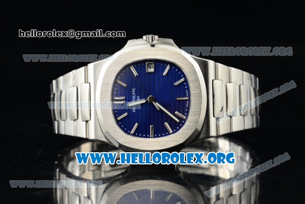 Patek Philippe Nautilus 40th Anniversary Miyota 9015 Automatic Steel Case/Bracelet with Blue Dial (bp) - Click Image to Close